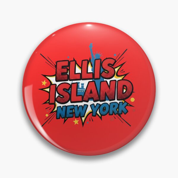 Item preview, Ellis Island New York City  designed and sold by Broken Antler Designs .
