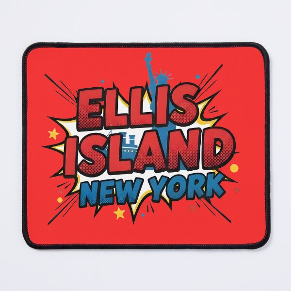 Item preview, Ellis Island New York City designed and sold by Broken Antler Designs .