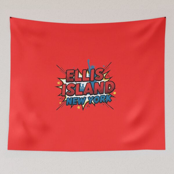 Item preview, Ellis Island New York City  designed and sold by Broken Antler Designs .