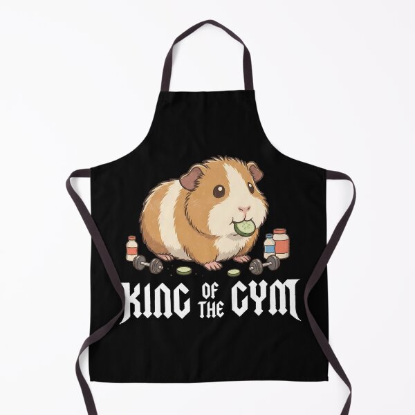 Item preview, Funny Guinea Pig King Of The Gym Fitness designed and sold by k3rstman1.