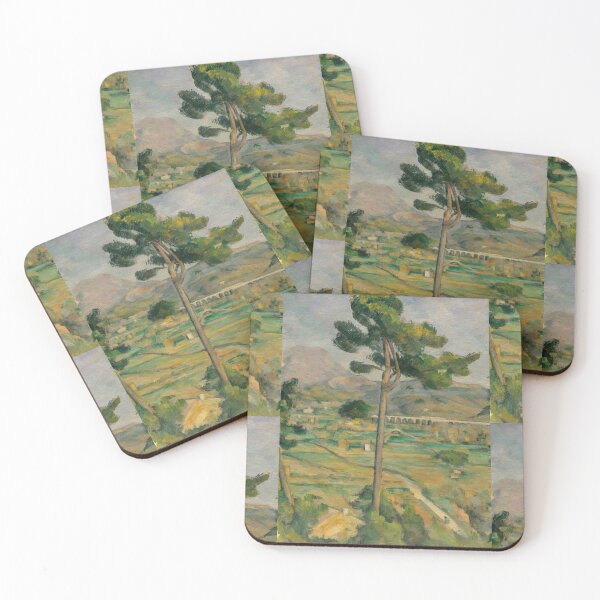 Item preview, Mont Sainte Victoire and the Viaduct by Paul Cézanne: Serene Landscape Poster designed and sold by artofuniverse.