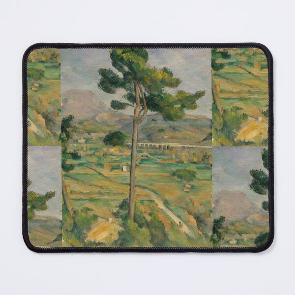 Item preview, Mont Sainte Victoire and the Viaduct by Paul Cézanne: Serene Landscape Poster designed and sold by artofuniverse.