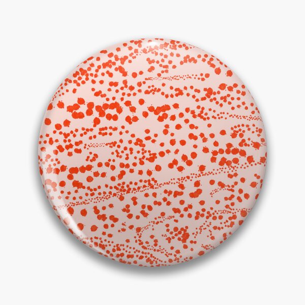 Item preview, Abstract Ink Blot Strata Pattern in Persimmon Orange designed and sold by kierkegaard.