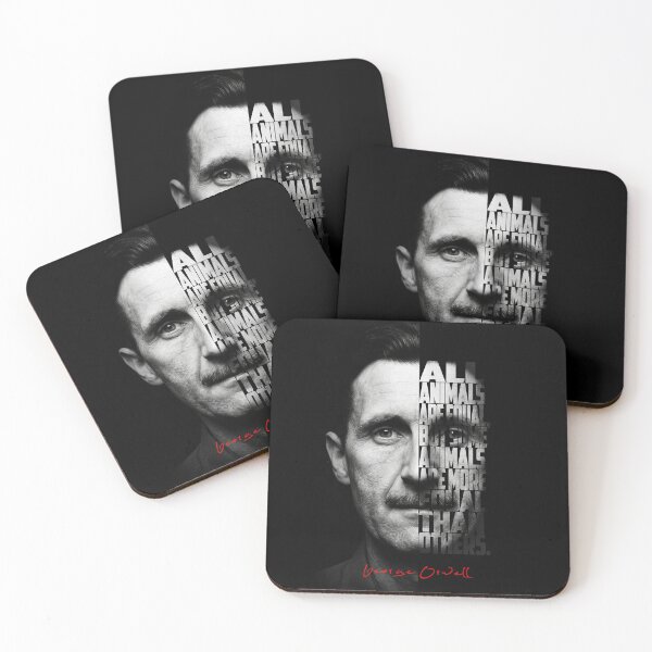 Item preview, George Orwell Splitface Quote Poster  designed and sold by Enea Kelo.
