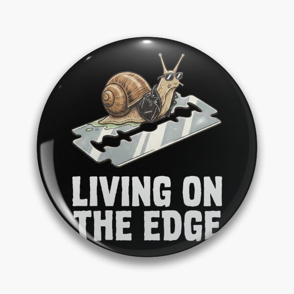Item preview, Cool Snail Biker Living On The Edge designed and sold by k3rstman1.