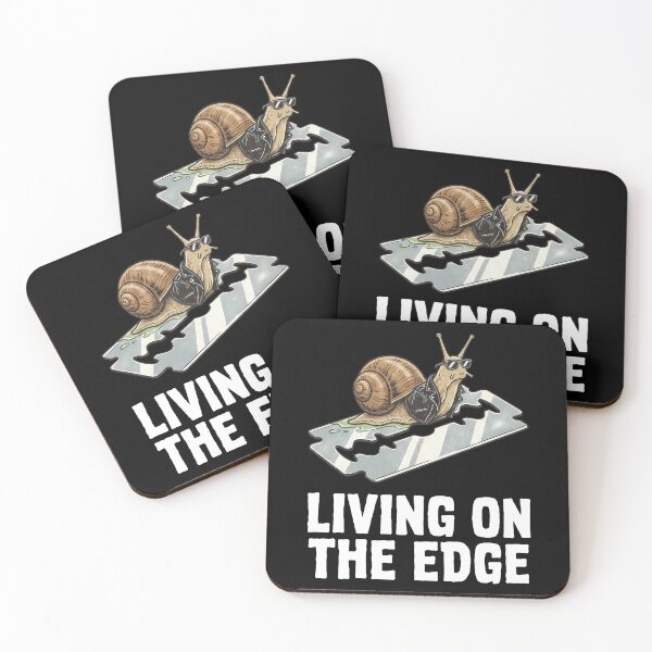 Item preview, Cool Snail Biker Living On The Edge designed and sold by k3rstman1.