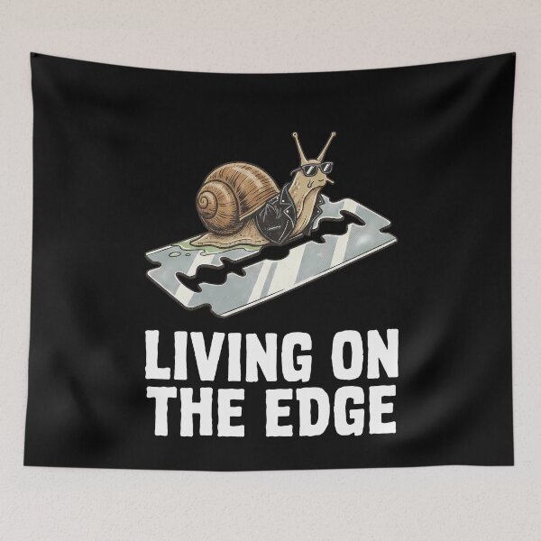 Item preview, Cool Snail Biker Living On The Edge designed and sold by k3rstman1.