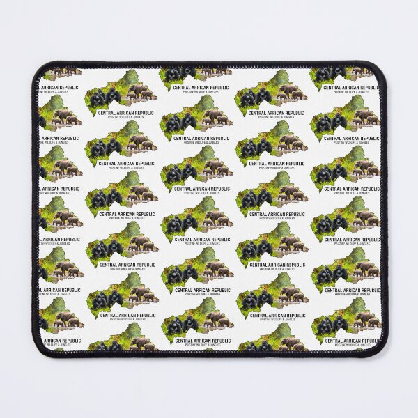 Item preview, Central African Republic Pristine Wildlife Jungle Art designed and sold by AbulailArt.