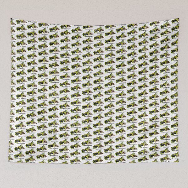 Item preview, Central African Republic Pristine Wildlife Jungle Art designed and sold by AbulailArt.