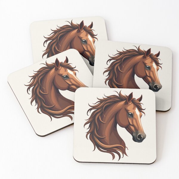 Item preview, Chestnut Sorrel Horse Head | Elegant Equestrian Horse Design designed and sold by Debbie Schulte.
