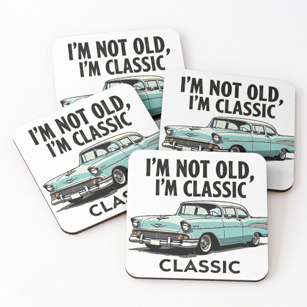 Item preview, Vintage Teal Classic Car Retro Automotive Art designed and sold by The Design Asset Station.
