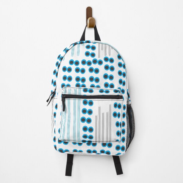 Item preview, Modern Minimalist Lines & Polka Dots Abstract Geometric Pattern designed and sold by Fabrifrank.