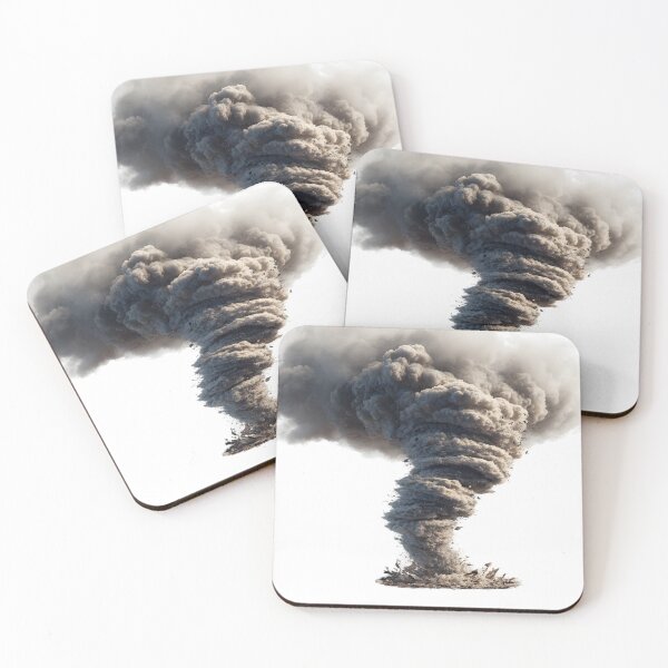 Item preview, Powerful Tornado Vortex with Swirling Debris and Thick Smoke Clouds designed and sold by Niageadon.
