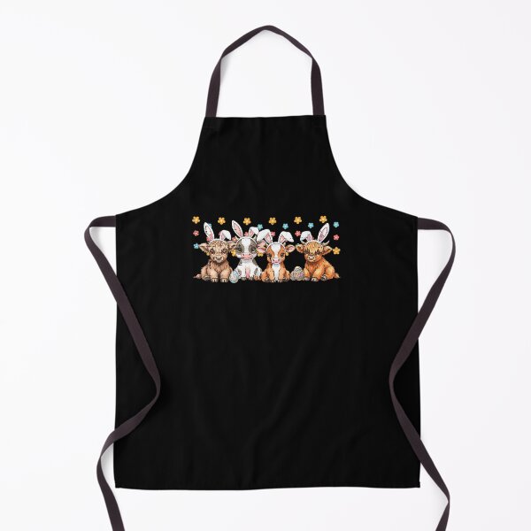 Item preview, Easter Cow Calves Bunny Ears Cute Farm Animal Kids Women Men designed and sold by Boutkimaewab.