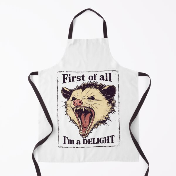 Item preview, First Of All I'm A Delight Stop Looking At Me Funny opossum designed and sold by SkeletonsDanger.