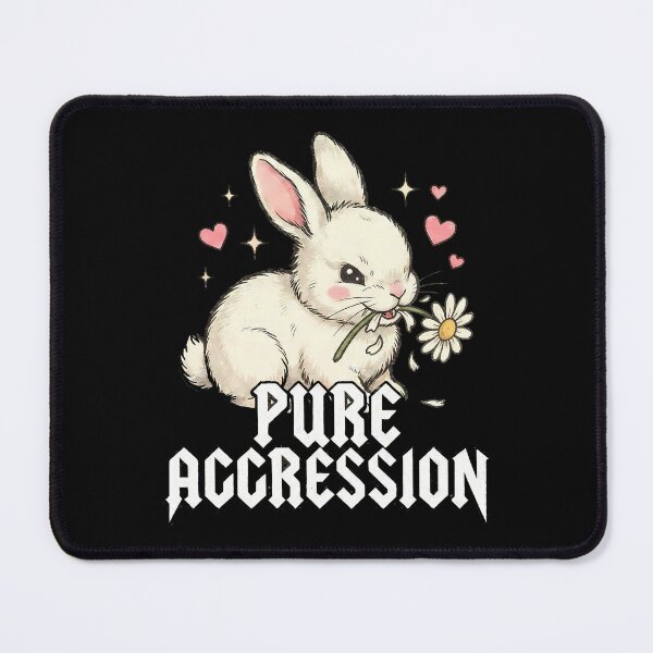 Item preview, Ironic Pure Aggression Kawaii Metal Bunny Rabbit designed and sold by k3rstman1.