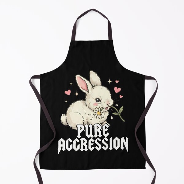 Artikelvorschau, Pure Aggression, niedliches Häschen, Heavy-Metal-Ästhetik entworfen und verkauft von k3rstman1.