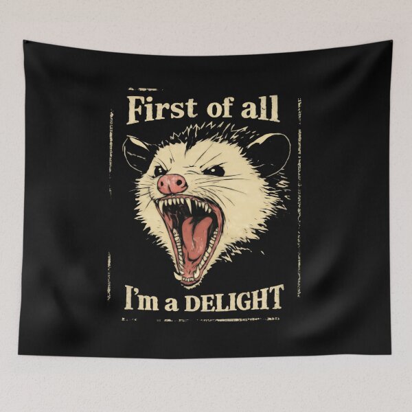 Item preview, First Of All I'm A Delight Bow Down To Me designed and sold by SkeletonsDanger.