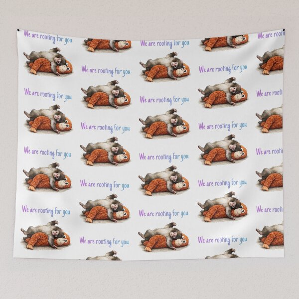 Item preview, Cute Baby Monkey Punch Playing with Orangutan Plushie | Cute Macaque   designed and sold by t-patterns.