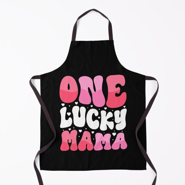 Item preview, One Lucky Mama – Retro Wavy Mother’s Day Design designed and sold by Saxon Designs.