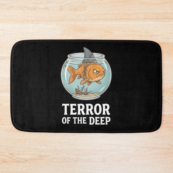Item preview, Funny Goldfish Shark Fin Terror of the Deep designed and sold by k3rstman1.