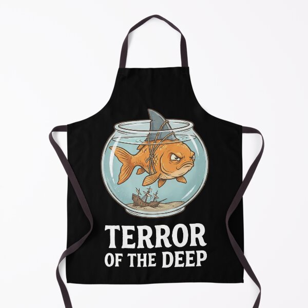 Item preview, Funny Goldfish Shark Fin Terror of the Deep designed and sold by k3rstman1.