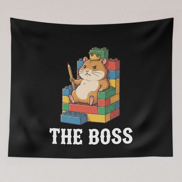 Item preview, The Boss Hamster King Building Block Throne designed and sold by k3rstman1.