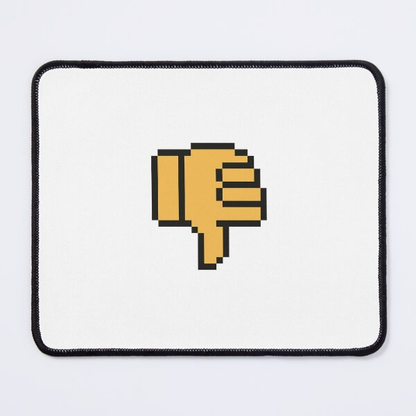 Item preview, Thumbs Down Pixel Emoji – Retro 8 Bit Meme Reaction Sticker designed and sold by ANiyati.