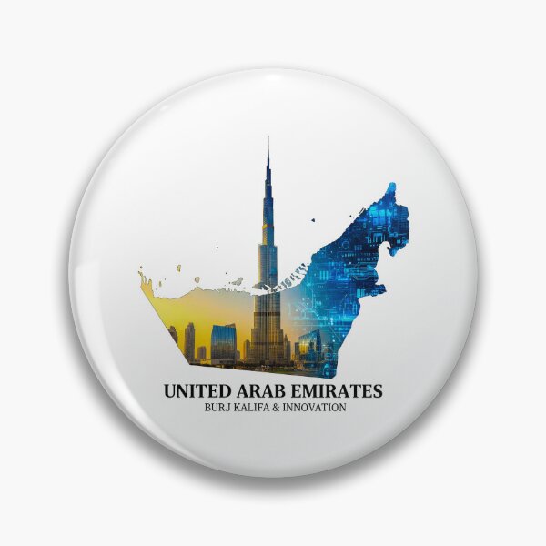 Item preview, UAE Map Burj Khalifa and Future Innovation Art designed and sold by AbulailArt.
