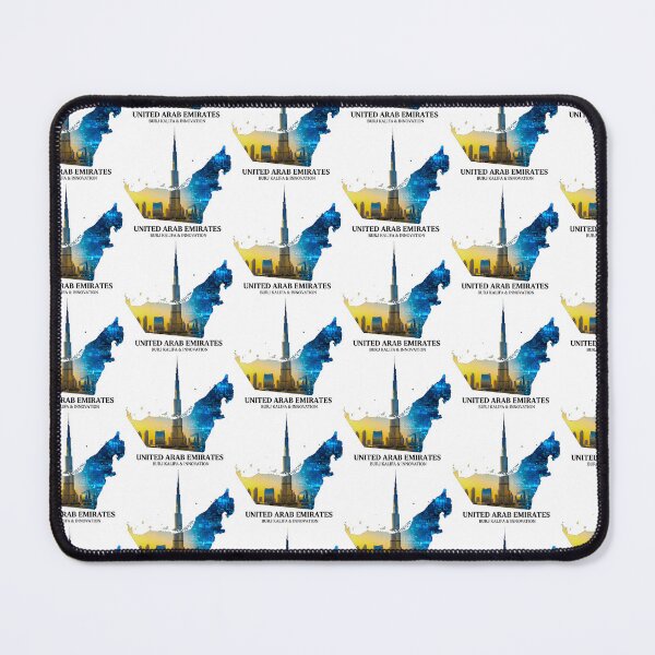 Item preview, UAE Map Burj Khalifa and Future Innovation Art designed and sold by AbulailArt.