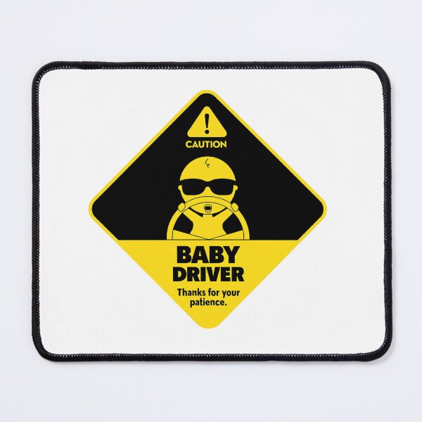 Item preview, Caution: Baby Driver designed and sold by CrowsOnAPhoneLine.