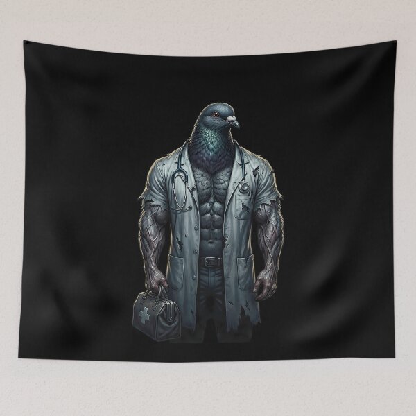 Item preview, Tuff Pigeon Doctor Meme designed and sold by k3rstman1.