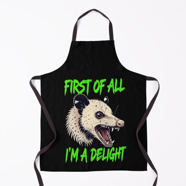 Item preview, First Of All I'm A Delight Said Screaming Possum Opossum designed and sold by SkeletonsDanger.