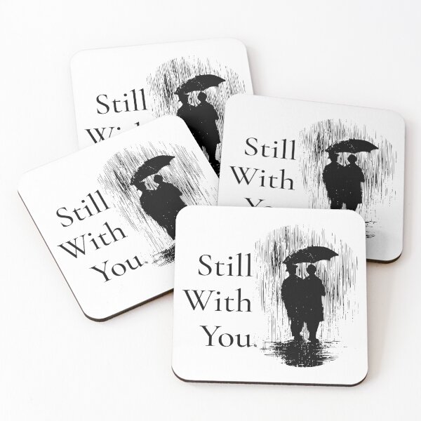 Item preview, Still With You – Quiet Devotion Rain Silhouette  designed and sold by WayOutWorks.