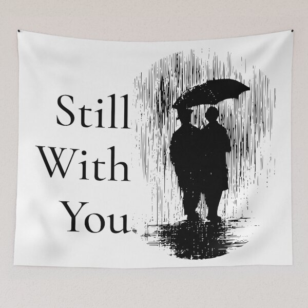 Item preview, Still With You – Quiet Devotion Rain Silhouette  designed and sold by WayOutWorks.