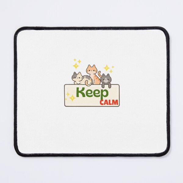 Item preview, Cute Cats Keep Calm Illustration designed and sold by insof.