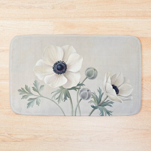 Item preview, White Anemone Wall Art designed and sold by DesignAnother.