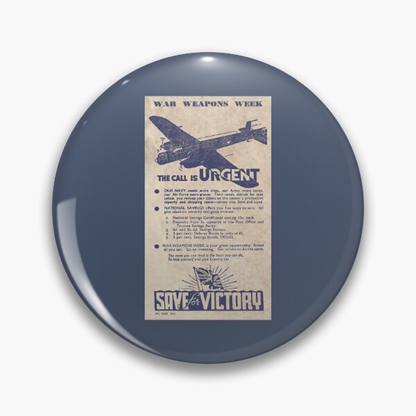 Item preview, War Weapons Week Vintage Save for Victory WW2 Propaganda designed and sold by MilitaryMart.