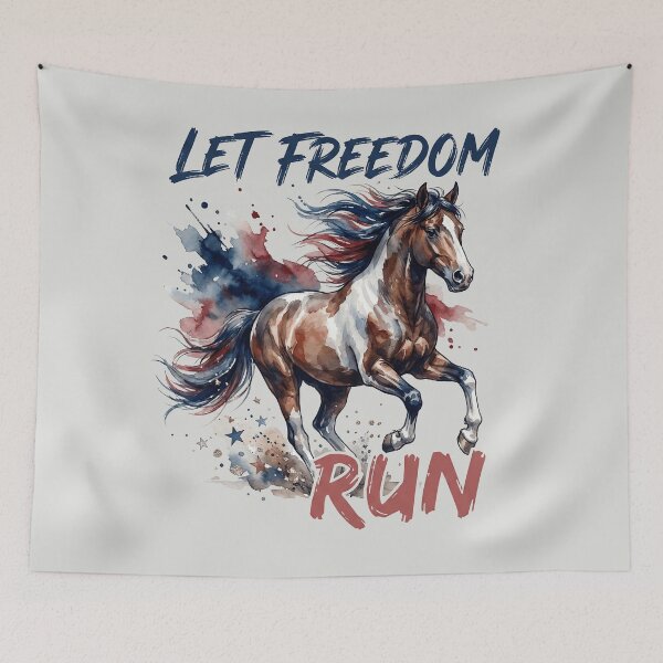 Item preview, Let Freedom Run - Patriotic Mustang designed and sold by DigitalGlade.