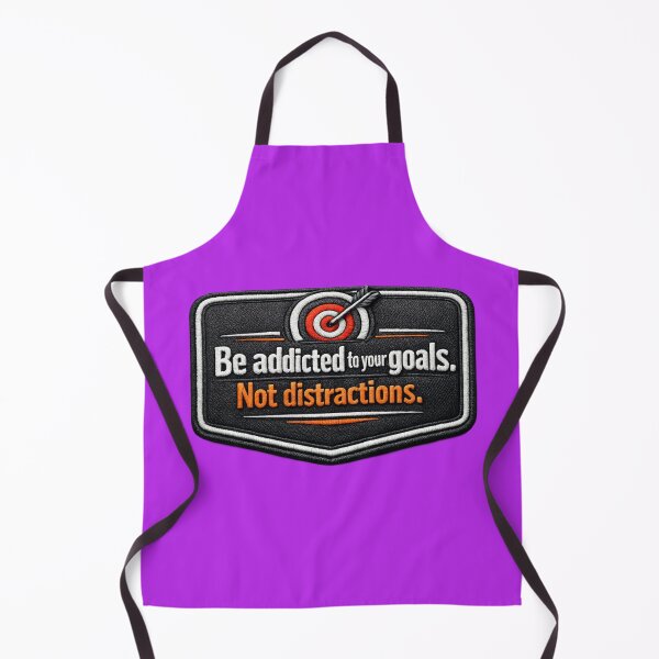 Item preview, Be Addicted To Your Goals Not Distractions Patch Sticker designed and sold by Scro-Ciob-Shop.