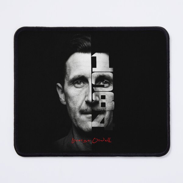 Item preview, George Orwell Splitface Quote Poster designed and sold by Enea Kelo.