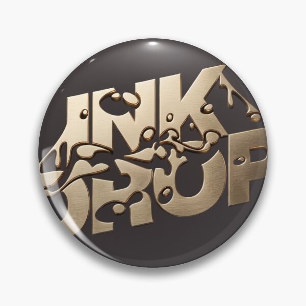 Item preview, Luxury Gold Ink Drop Liquid Typography Design designed and sold by NEØS.