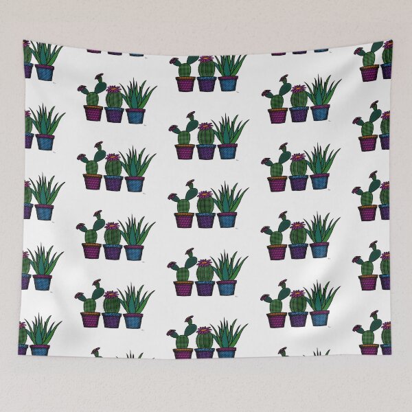 Item preview, Patterned Cacti - Triple  designed and sold by LaniAmuse.