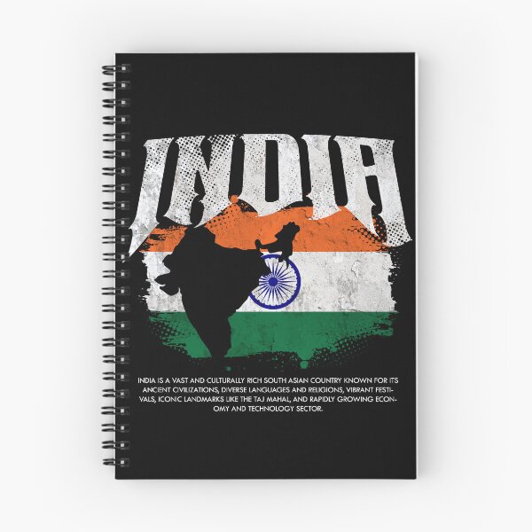 Aperçu de l'œuvre Carte du drapeau de l'Inde créée et vendue par Ruinn Store.