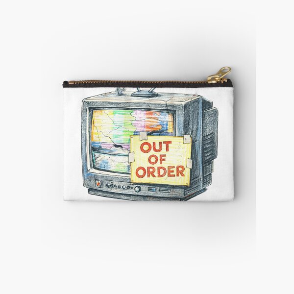 Item preview, Out of Order CRT TV – Broken Retro Television Sticker designed and sold by Felixuss.
