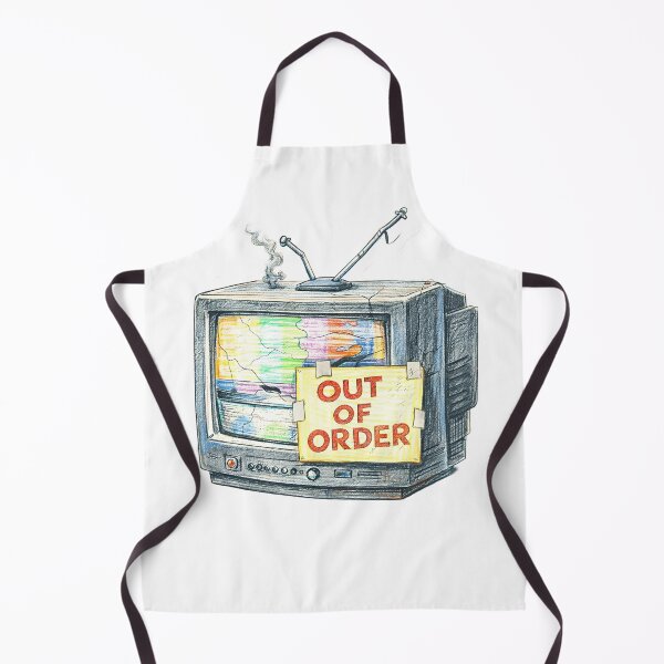 Item preview, Out of Order CRT TV – Broken Retro Television Sticker designed and sold by Felixuss.