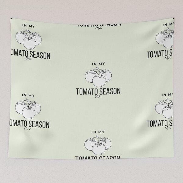 Item preview, In My Tomato Season Era – Tomato Vine Line Art | Garden Harvest Aesthetic designed and sold by Heather's Creative Apparel.