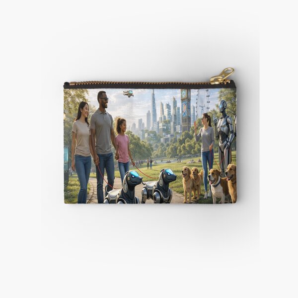 Item preview, London 2045 II:  Human and AI Coexistence in Futuristic Hyde Park designed and sold by Livio Oliveira.