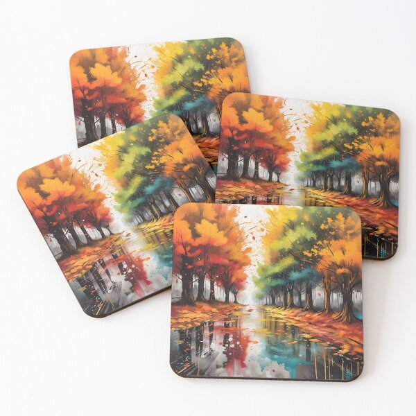 Item preview, Autumn Forest Reflections designed and sold by Moxie Ink Lady.
