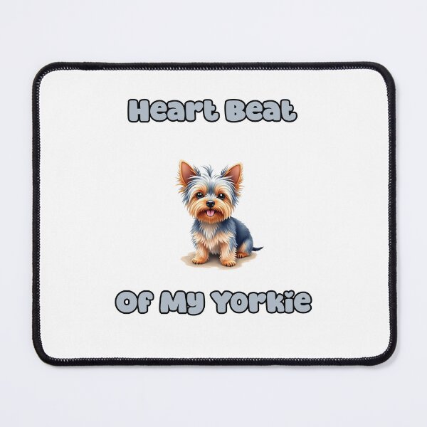 Item preview, Heart Beat | Of My Yorkie designed and sold by NatureUnleashed.
